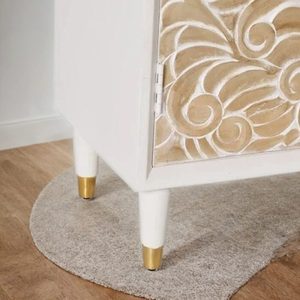 Elegant Durable Solid Wood <b>Storage</b> Sideboard <b>Cabinet</b> with Spacious Compartments Wooden Furniture for <b>Dining</b> <b>Room</b> Living <b>Room</b> - Product Image 2