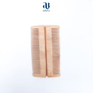 Peigne à cheveux en bambou, boîte en papier recyclé, écologique, biodégradable, peigne en bambou à dents fines - Product Image 4