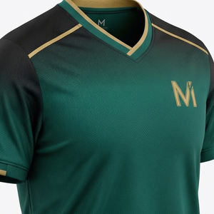 Conjunto de entrenamiento de fútbol para hombre, camiseta de fútbol ligera, pantalones cortos, uniforme deportivo de alto rendimiento para gimnasio, equipación de equipo MALUZA INDUSTRIES - Product Image 5