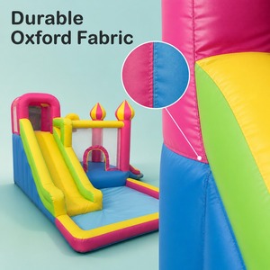 Noco Kids Trampoline Gonflable en Tissu Oxford, Petit Château Gonflable, Couleurs Personnalisables, Portable, Extérieur/Intérieur, Thème <span class=keywords><strong>Fortnite</strong></span>, Public - Product Image 4