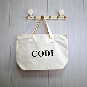 Stylish <b>White</b> Tote <b>Bag</b> Reusable Grocery Shopping Handbag Washable Fabric Shoulder Pack for School Travel Work Picnic - Product Image 1