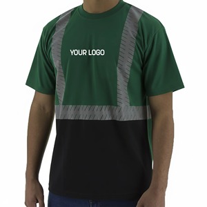 Camisetas de Trabajo de Alta Visibilidad de Secado Rápido, Camisetas de Seguridad Fluorescentes Amarillas Transpirables de Manga Larga para Hombres y Mujeres - Product Image 1