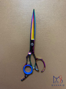 กรรไกรตัดผมมืออาชีพ สแตนเลส ใบมีดตรง หลายสี - Product Image 2