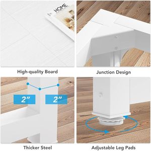 Modern Simple Executive <b>Desk</b> 0.8 <b>Large</b> Office Computer <b>Desk</b> with Thickened Frame Business Furniture for Workstation - Product Image 2