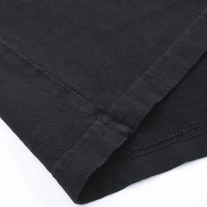 Men's Oversized Heavyweight Cotton Casual Streetwear T-Shirt Sun Faded Plain Blank Top Custom Logo Printing Unisex Hip Hop Style - Product Image 5