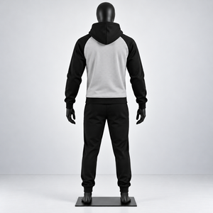 Survêtements unisexes de haute qualité, best-sellers, décontractés, respirants, en Spandex/Coton, avec sweats à capuche zippés et pantalons de jogging - Product Image 3