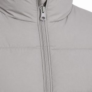 Manteau long matelassé pour femme, col montant, fermeture éclair intégrale, chaud, style décontracté, vente en gros pour fournisseurs - Product Image 4