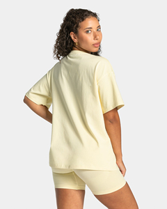 Camisetas de cuello redondo para mujer, personalizadas con logotipo, de moda, de manga corta, holgadas, para verano, gran venta. - Product Image 2