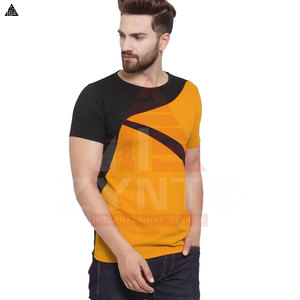 เสื้อยืดโอเวอร์ไซส์สั่งทำขายส่ง เนื้อผ้าหนา คอกลม วินเทจ ผสมอีลาสเทน สีดำล้วน สำหรับผู้ชาย - Product Image 5