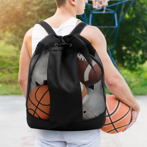 Custom Basketball <b>Backpack</b> With Ball Compartment Large Capacity Sports Bag For Training Team Gear Athletic Ball Bag For Sale - Product Image 4