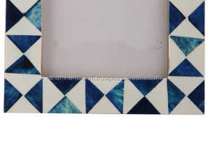 Belle incrustation de résine d'os en bois cadre photo inde personnalisé ornement artisanal de meilleure qualité pour la décoration de la maison logo personnalisé - Product Image 3