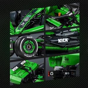 Cada 1:8 MOC Sauber F1 Team C44 Formule 1 Voiture de course F1 Numéro 24 Voiture de sport Blocs de construction City KICK Briques de voiture Jouets Cadeau - Product Image 5