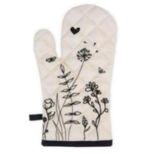 Gants de cuisine en coton 100 % biologique personnalisés, résistants à la chaleur, pour chef, accessoires de cuisine en lin pour la maison, vente en gros - Product Image 3