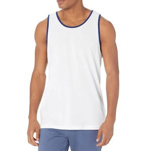 Camiseta sin mangas para hombre, precio al por mayor, logotipo personalizado, mejor calidad, antibacteriana, transpirable, última versión, camiseta sin mangas para hombre - Product Image 1