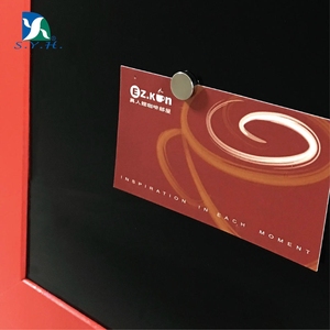 Wooden Frame Magnetic Mirror Writing <b>Board</b> for Liquid Chalk Markers and Home Décor - Product Image 3