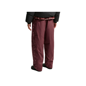 Pantalon de jogging ample et décontracté pour homme, couleur bordeaux, coupe large, taille élastique avec cordon de serrage, mi-lourd, style streetwear, avec lettres - Product Image 5