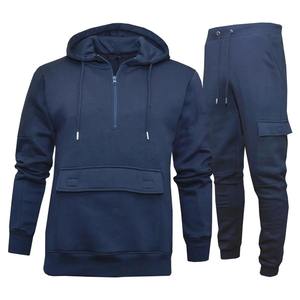 Chándal Deportivo Informal de Invierno para Hombre, de Primera Calidad, Cortavientos, Transpirable, de Secado Rápido, Sólido, Ligero, 100% Algodón, Corte Regular - Product Image 1