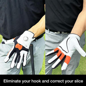 Gants de golf d'extérieur personnalisés avec logo, qualité supérieure, en cuir véritable, imperméables, antidérapants, respirants, avec fermeture éclair - Product Image 5