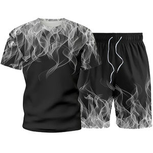 Conjunto de camiseta y pantalones cortos de fitness sublimados personalizados para hombre en mayor calidad - Product Image 4