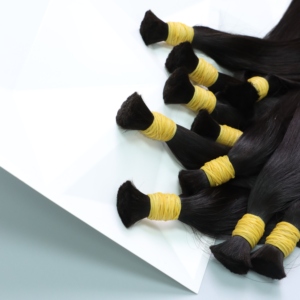 Cabello virgen Remy vietnamita liso negro al por mayor, sin procesar, con cutícula alineada, doble capa, para permanente, ODM OEM - Product Image 2