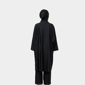 Traje de Baño Burkini Islámico para Mujer, Talla Grande, Secado Rápido, Transpirable, con Logotipo Frontal, Hijab Modesto, Superventas - Product Image 4