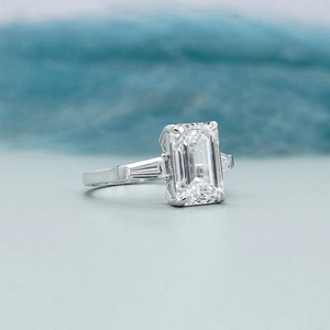 Anillo de Compromiso y Boda con Diamante Cultivado en Laboratorio, Corte Ovalado, 5.60 Quilates, Oro Amarillo de 14k, Certificado IGI, Joyería de Lujo para Regalo de Fiesta - Product Image 4