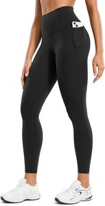 Ladies Casual High Waist Fitness <b>Leggings</b> Breathable Anti-Bacterial Side <b>Pocket</b> Stretch Yoga Pants Gym Workout Running Custom - Product Image 6