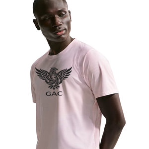 Camiseta de Hombre, Color Rosa Claro, 100% Algodón Jersey, Cuello Redondo, Manga Corta, Corte Regular, Suave y Transpirable, Venta al Por Mayor - Product Image 3
