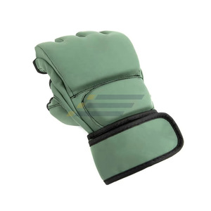 Top Quality Factory Made Customizable PU Leather MMA Boxing Gloves Custom Color Logo for Closure Adjustable Wrist Comfortable - Product Image 2