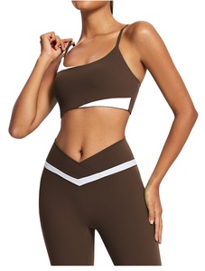 Conjunto de Yoga para Mujer, Bra Deportivo y Leggings de Nylon Reciclado con Cintura en V, Ropa Deportiva Ecológica de 2 Piezas - Product Image 6