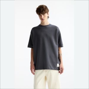 T-shirt personnalisé pour homme, style streetwear, écologique, 100% coton, poids lourd 240g, coupe classique, qualité supérieure, avec épaules tombantes - Product Image 6