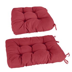 Juego de 2 cojines para respaldo superior e inferior y asiento para silla mecedora, cojines cómodos tipo almohada para asiento y respaldo - Product Image 3