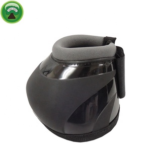 Bottes cloche de cheval durables en néoprène personnalisées orange - Product Image 1