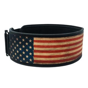 Ceinture de musculation carrée en cuir de vache personnalisée, réglable, pour la musculation, le powerlifting, le crossfit, l'entraînement de force, OEM ODM, vente en gros - Product Image 4