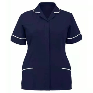 High Quality Men <b>Scrub</b> <b>Tops</b> Cotton Polyester Spandex Custom Short Sleeve Doctor Uniform Hospital Use Men <b>Scrub</b> <b>Tops</b> for Adult - Product Image 5