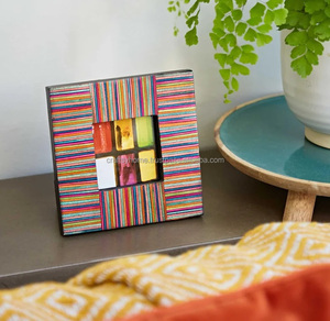 Modern Home Decor Multi-Color Photo <b>Frame</b> Custom Natural Wood <b>Picture</b> <b>Frame</b> with Bone Wood Design Wedding Gift Table Top Display - Product Image 3