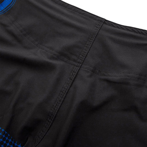 Shorts MMA pour homme, noir et bleu, impression par sublimation, séchage rapide, coupe classique, vêtements d'arts martiaux mixtes, taille adulte - Product Image 3