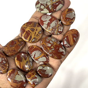 Cabujón de Jaspe Noreena Natural, Gema Suelta de Formas Variadas 20-30mm, Listo para Enviar, Pedidos Personalizados, Entrega Rápida - Product Image 1