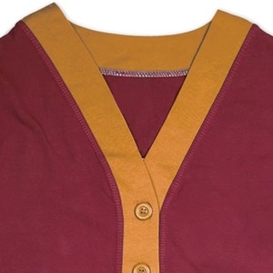 Custom New Embroidered Winter <b>Cardigan</b> with Single Button Closure Long Sleeves Customizable Color & Embroidery Patch for Men - Product Image 2