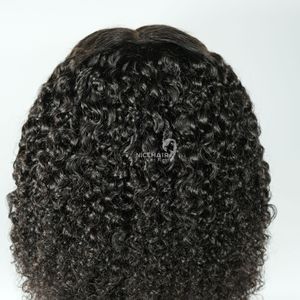 100% Remy/Peluca de cabello humano vietnamita virgen 30 pulgadas negro rizado 13*4 transparente para extensiones de estilo de onda Natural Frontal de encaje - Product Image 3