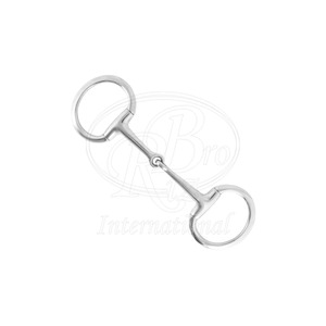 บิตแบบ Eggbutt Snaffle ทำจากสแตนเลสสตีล ขนาด 5.5 นิ้ว สำหรับขี่ม้าแบบอังกฤษ ใช้สำหรับฝึกม้า - Product Image 1