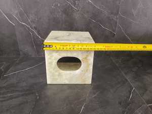 NEHA ENTERPRISES - Dispensador de pañuelos faciales de mármol de lujo, caja decorativa para guardar pañuelos, para la decoración interior del hogar moderno - Product Image 3