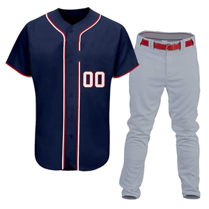 Luxury Performance Unisex <b>Baseball</b> Uniform Vendor Moisture Wicking Jersey Set ODM Production Support - Product Image 1