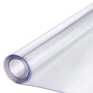 Tappetino Protettivo Rettangolare in PVC Trasparente Spessore 1,5 mm, 60x240 cm, Facile da Pulire, Impermeabile, per Tavoli e Mobili - Product Image 6