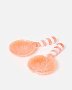 Luxury Handmade Custom Color Resin Designer <b>Salad</b> Server Spoons Dishwasher Safe Microwave Oven Safe Polished Finish <b>Salad</b> <b>Tools</b> - Product Image 2