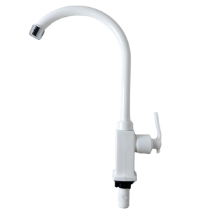 KSN Vietnam KSOM-52T10 High Quality Modern Single Handle ABS Kitchen Sink Faucet Knob Deck <b>Mounted</b> Chrome Finish Pull <b>Spray</b> 360 - Product Image 1