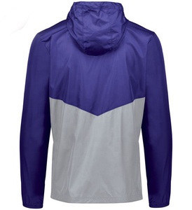 Chaqueta Cortavientos con Capucha y Cremallera para Hombre, Teñida en Prenda, Ligera, Impermeable, Transpirable y Ecológica para Uso en Exteriores - Product Image 5