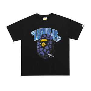 A Bathing Ape <b>Men's</b> <b>T</b>-<b>Shirt</b> Black XL <b>Camo</b> Print - Product Image 3