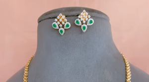 Hermoso Juego de Collar/Aretes/Anillo/Pulsera de Latón Plateado con Circonitas Clásicas de la Mejor Calidad para Mujer, para Compromiso o Boda - Product Image 2