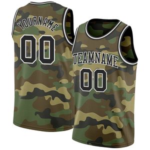 Maillot de basketball personnalisé à motif camouflage, impression par transfert thermique, antibactérien, sans manches, options de nom d'équipe, logo et position - Product Image 3